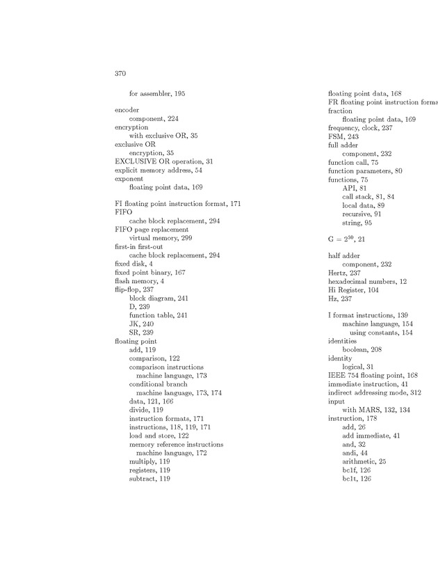 Computer Organization with MIPS - Page 370